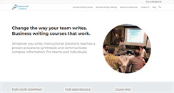 Desktop Screenshot of instructionalsolutions.com